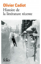 Histoire de la litterature recente - vol01