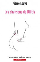 Les chansons de bilitis