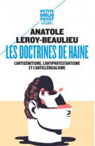 Les doctrines de haine - l'antisemitisme, l'antiprotestantisme et l'anticlericalisme