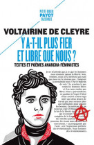 Y a-t-il plus fier et libre que nous ? - textes et poemes anarcha-feministes