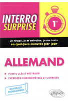 Interro surprise : allemand  -  1re (edition 2019)