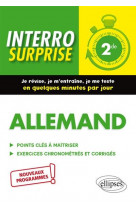 Interro surprise : allemand  -  2de