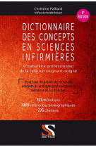 Dictionnaire des concepts en sciences infirmieres (6e edition)