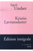 Kristin lavransdatter  -  trilogie