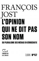 L-opinion qui ne dit pas son nom - du pluralisme des medias en democratie