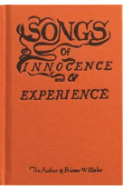 William blake songs of innocence and of experience /anglais