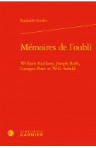 Mémoires de l'oubli