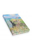 Carnet hazan pleine toile monet - promenade sur la falaise