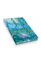 Carnet hazan pleine toile  monet  nymphéas