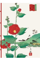 Carnet hazan les fleurs dans l'estampe japonaise 18 x 26 cm (papeterie)