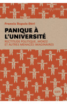 Panique à l'université - rectitude politique, wokes et autre