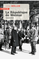 La république de weimar