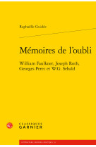 Mémoires de l'oubli