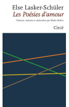 Les poésies d'amour - else lasker-schüler - bilingue fr/all