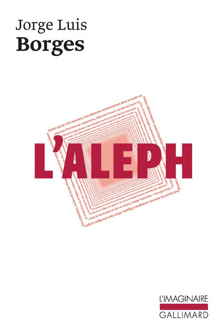 L'ALEPH - BORGES JORGE LUIS - GALLIMARD