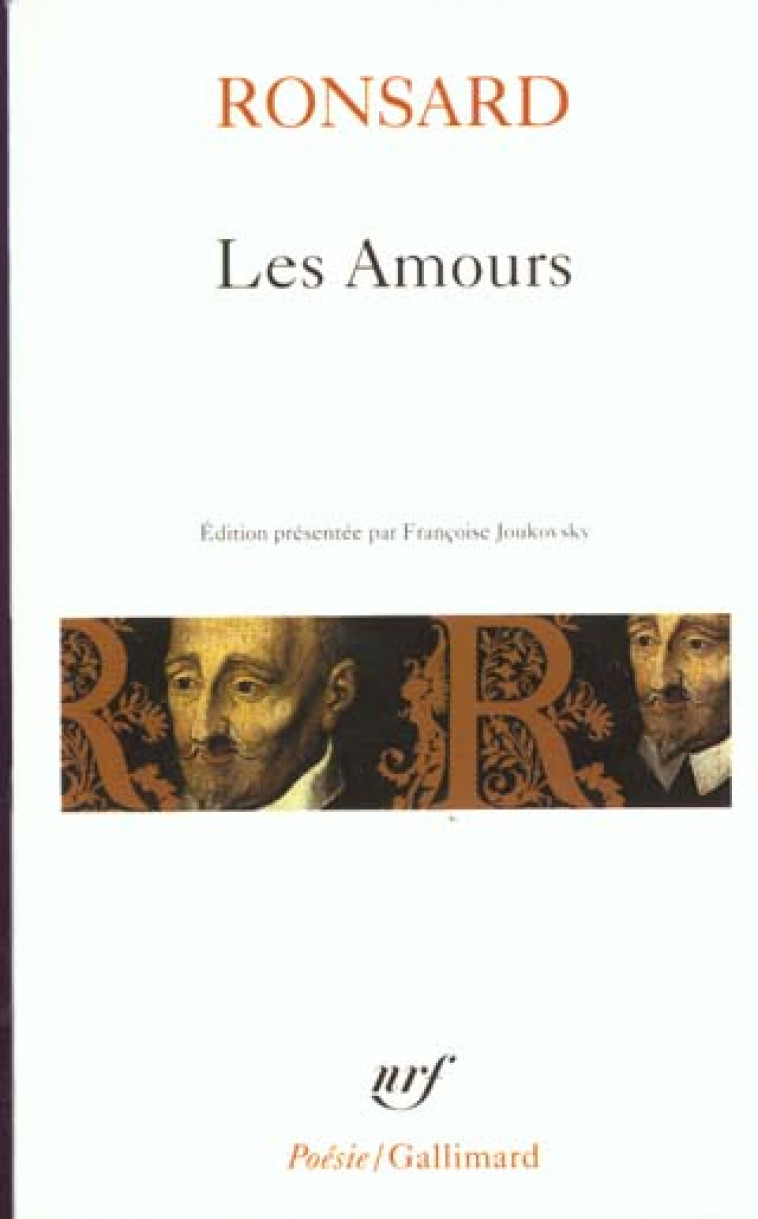 LES AMOURS - RONSARD/JOUKOVSKY - GALLIMARD