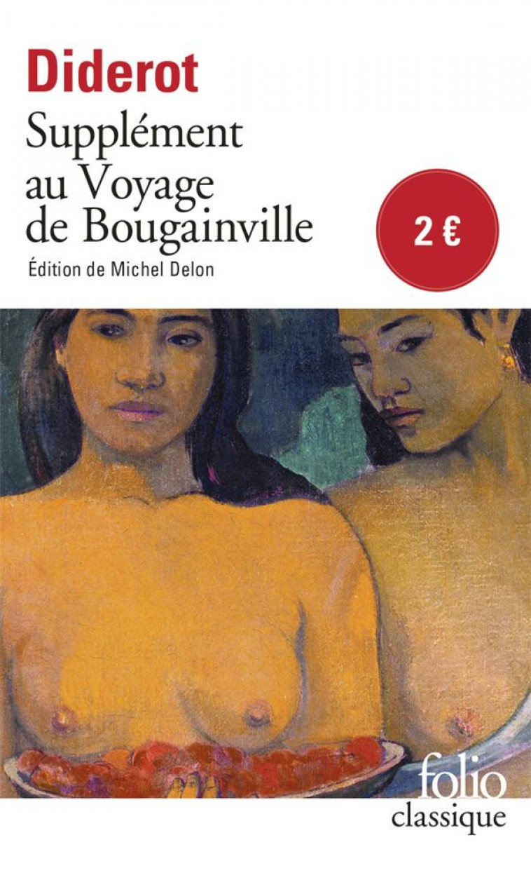 SUPPLEMENT AU VOYAGE DE BOUGAINVILLE - DIDEROT DENIS - GALLIMARD