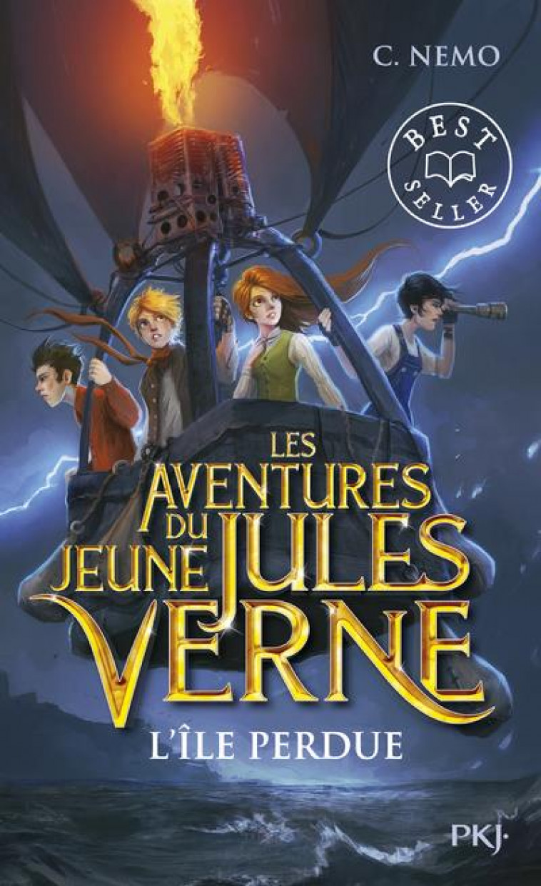 LES AVENTURES DU JEUNE JULES VERNE - TOME 1 L'ILE PERDUE - VOL01 - GARCIA/CHAUDRET - POCKET