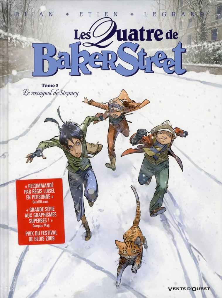 LES QUATRE DE BAKER STREET T.3  -  LE ROSSIGNOL DE STEPNEY - DJIAN/LEGRAND/ETIEN - VENTS D'OUEST