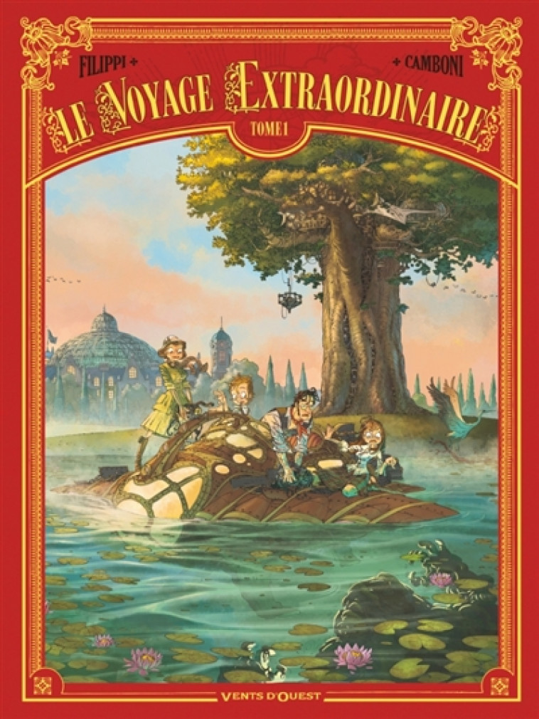 LE VOYAGE EXTRAORDINAIRE - TOME 01 - OP JEUNESSE - CYCLE 1 - LE TROPHEE JULES VERNE 1/3 - FILIPPI/CAMBONI - VENTS D'OUEST