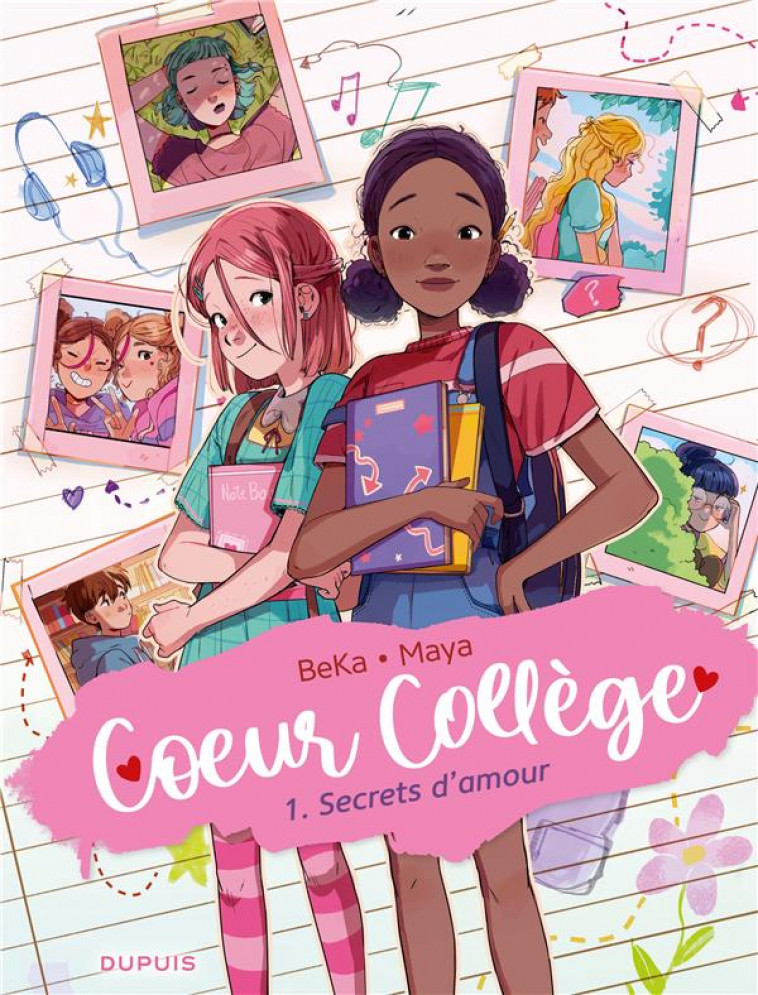 COEUR COLLEGE T.1  -  SECRETS D'AMOUR - BEKA/MAYA - DUPUIS