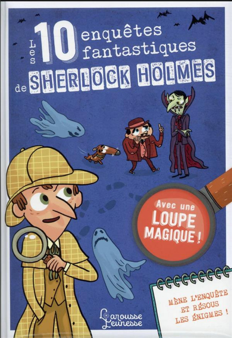 LES 10 ENQUETES FANTASTIQUES DE SHERLOCK HOLMES - LEBRUN/MEHEE - LAROUSSE