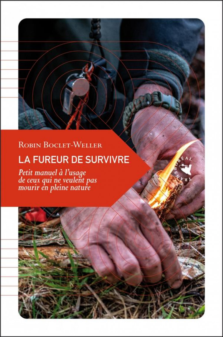 LA FUREUR DE SURVIVRE : PETIT MANUEL A L'USAGE DE CEUX QUI NE VEULENT PAS MOURIR EN PLEINE NATURE - BOCLET-WELLER ROBIN - TRANSBOREAL