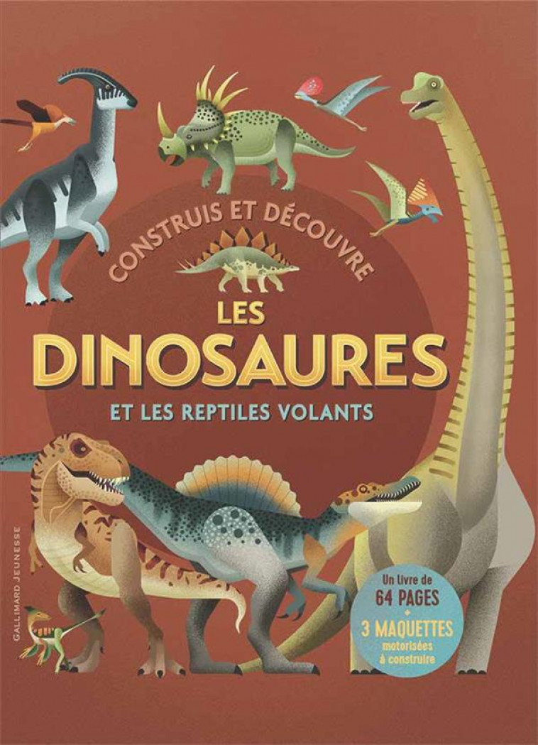 CONSTRUIS ET DECOUVRE LES DINOSAURES ET LES REPTILES VOLANTS - COLLECTIF - NC