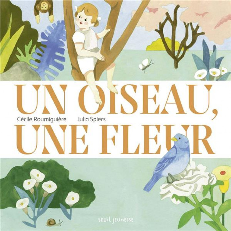 UN OISEAU, UNE FLEUR - ROUMIGUIERE/SPIERS - SEUIL JEUNESSE