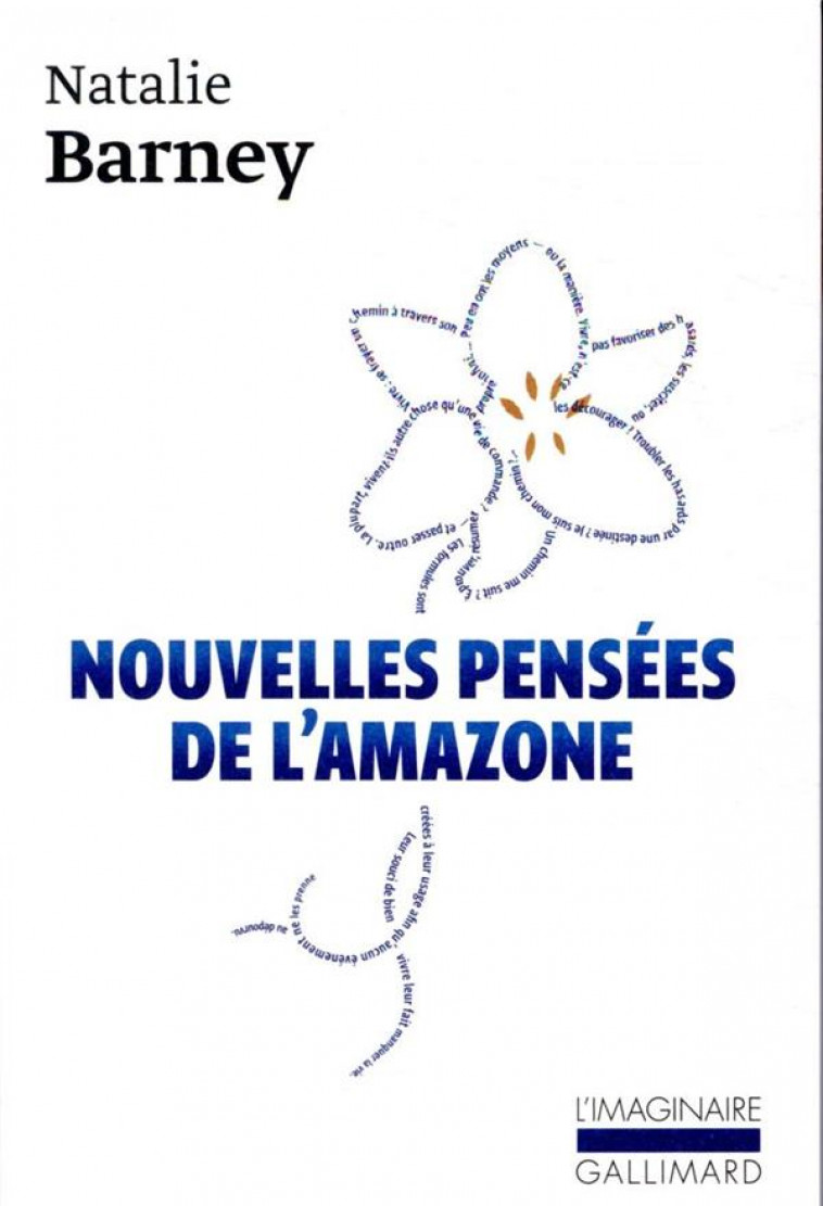 NOUVELLES PENSEES DE L'AMAZONE - BARNEY NATALIE - GALLIMARD