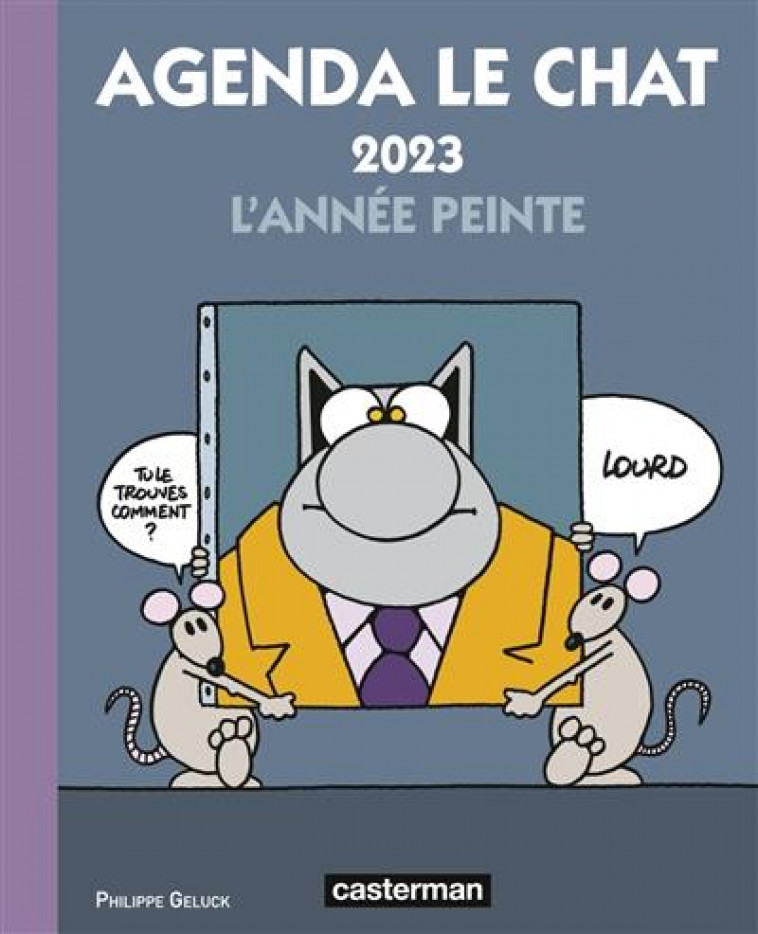 LE CHAT : AGENDA (EDITION 2023) - GELUCK - CASTERMAN