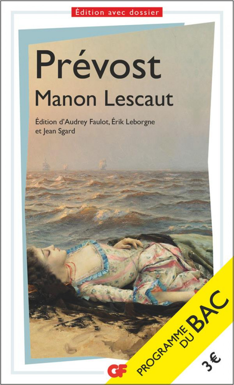 MANON LESCAUT - PREVOST ABBE - FLAMMARION