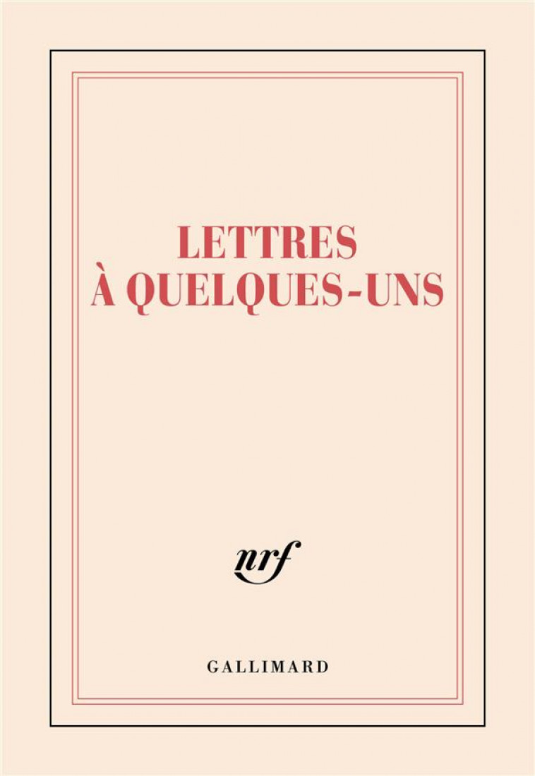 ETUI 15 CARTES LETTRES A QUELQUES-UNS - COLLECTIF - NC