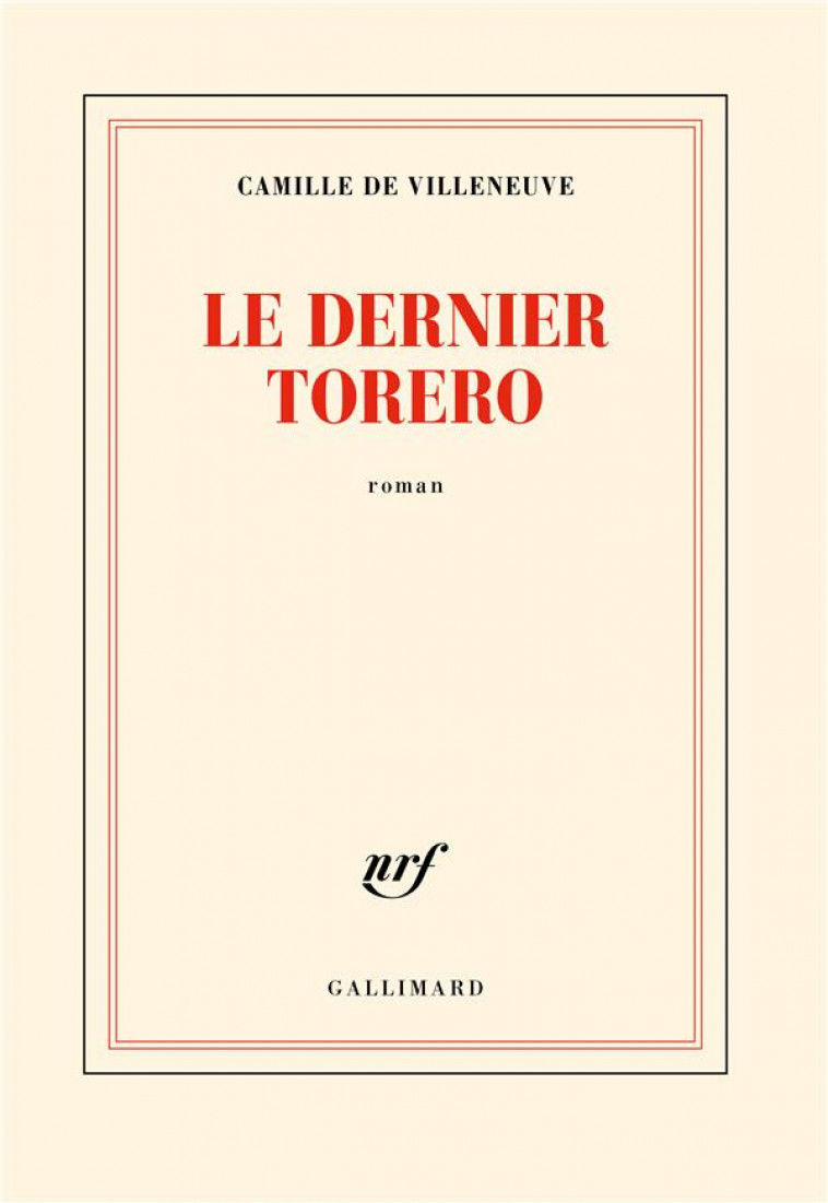 LE DERNIER TORERO - VILLENEUVE C D. - NC