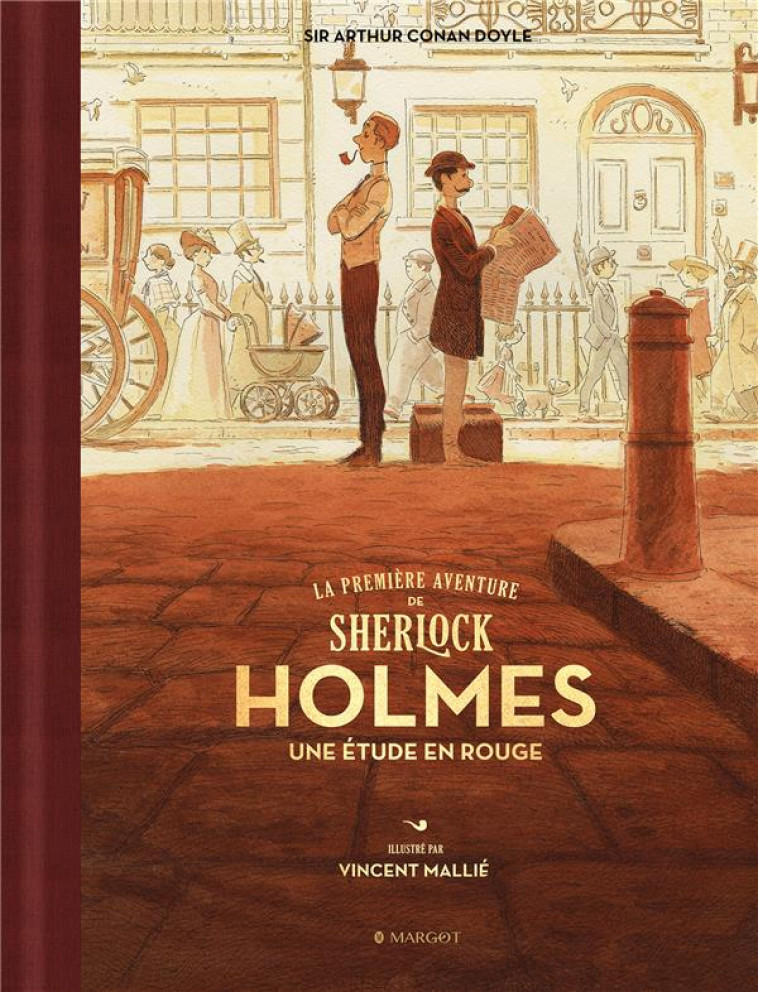 LA PREMIERE AVENTURE DE SHERLOCK HOLMES : UNE ETUDE EN ROUGE - MALLIE/DOYLE - MARGOT