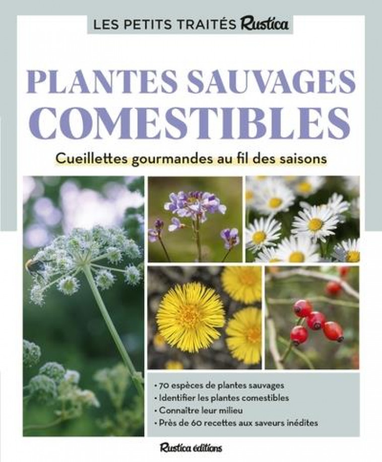 LE PETIT TRAITE RUSTICA DES PLANTES SAUVAGES COMESTIBLES. CUEILLETTES GOURMANDES AU FIL DES SAISONS - CALENDULA/MONPLAISIR - RUSTICA