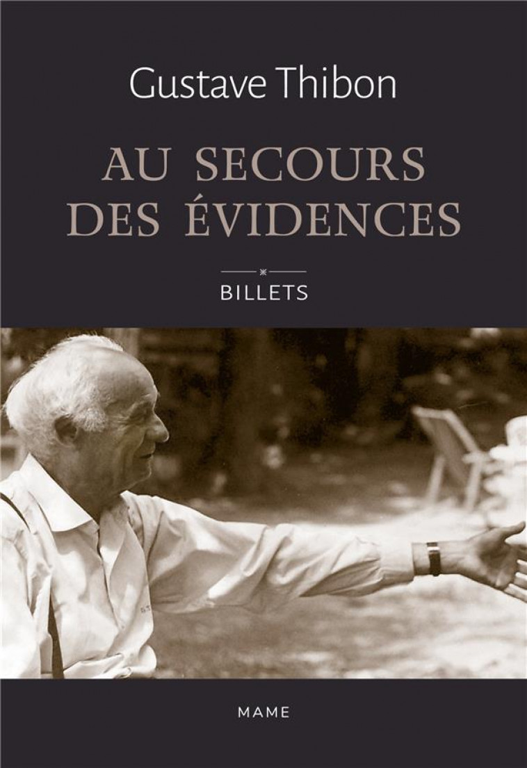 AU SECOURS DES EVIDENCES : BILLETS - THIBON, GUSTAVE - MAME