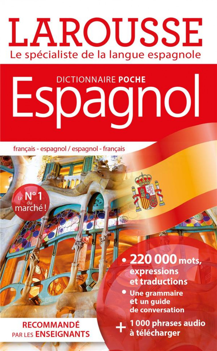 DICTIONNAIRE LAROUSSE POCHE  -  FRANCAIS-ESPAGNOL / ESPAGNOL-FRANCAIS -  COLLECTIF - LAROUSSE