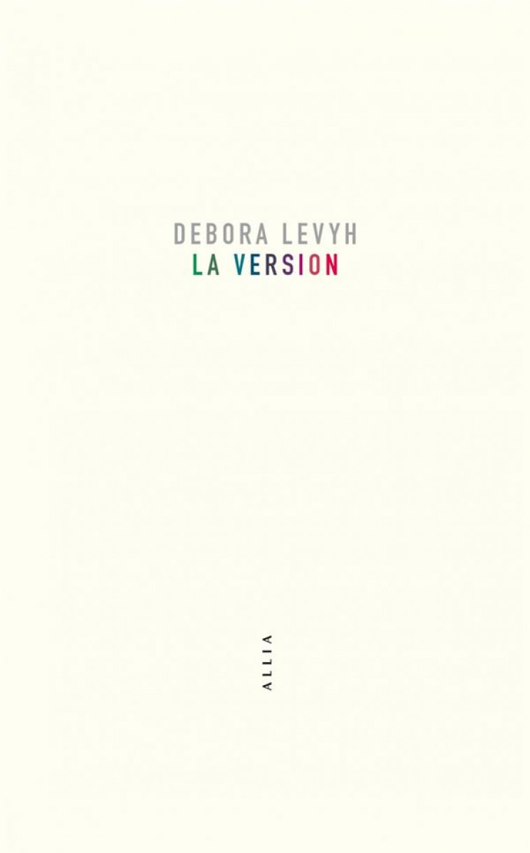 LA VERSION - LEVYH DEBORA - ALLIA