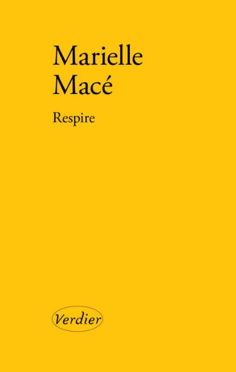 RESPIRE - MACE MARIELLE - VERDIER