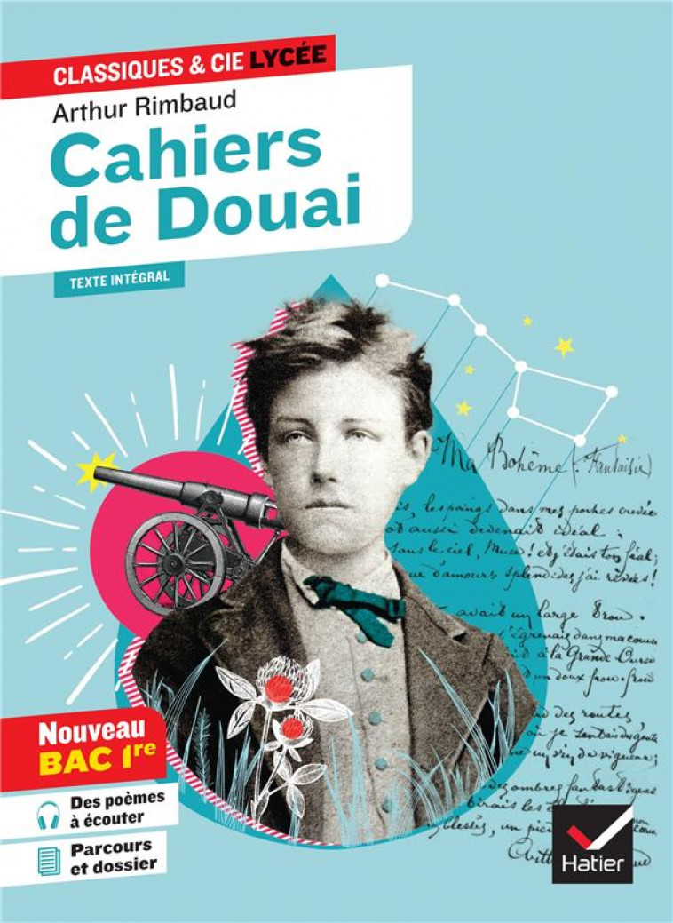 CAHIERS DE DOUAI  -  1RE GENERALE et TECHNO, BAC DE FRANCAIS - RIMBAUD, ARTHUR - HATIER SCOLAIRE