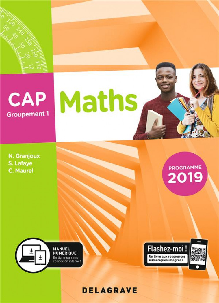 MATHS  -  CAP, GROUPEMENT 1  -  POCHETTE ELEVE (EDITION 2019) - GRANJOUX, NATHALIE  - DELAGRAVE