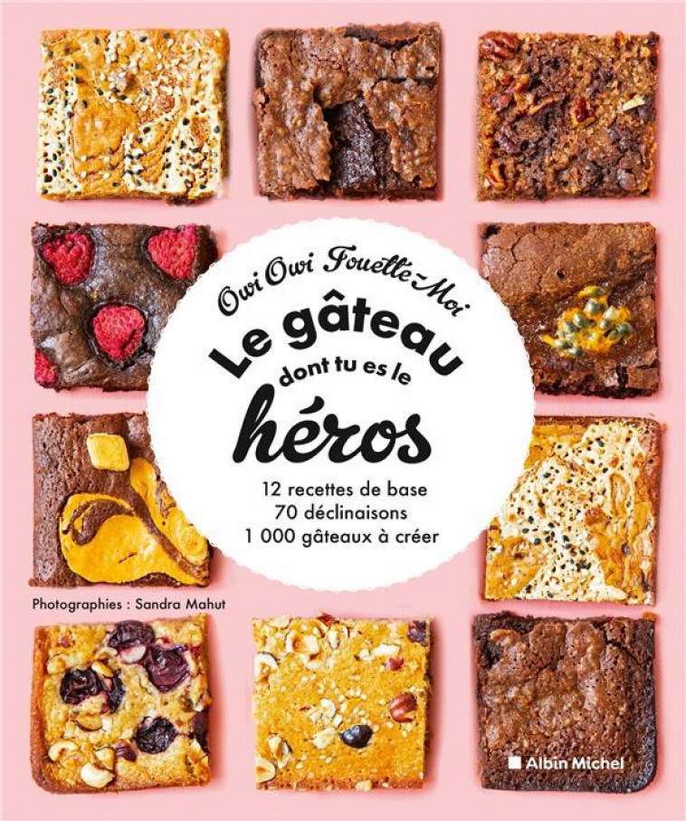 LE GATEAU DONT TU ES LE HEROS : 12 RECETTES DE BASE, 70 DECLINAISONS, 1000 GATEAUX A CREER - OWI OWI  - ALBIN MICHEL