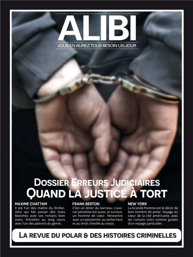 ALIBI - T15 - SPECIAL ERREURS JUDICIAIRES - REVUE - BOOKS ON DEMAND