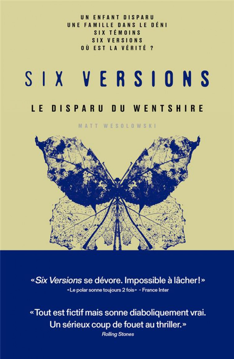 SIX VERSIONS - LE DISPARU DU WILTSHIRE - TOME 3 LA DISPARUE DU WENTSHIRE - WESOLOWSKI MATT - ARENES