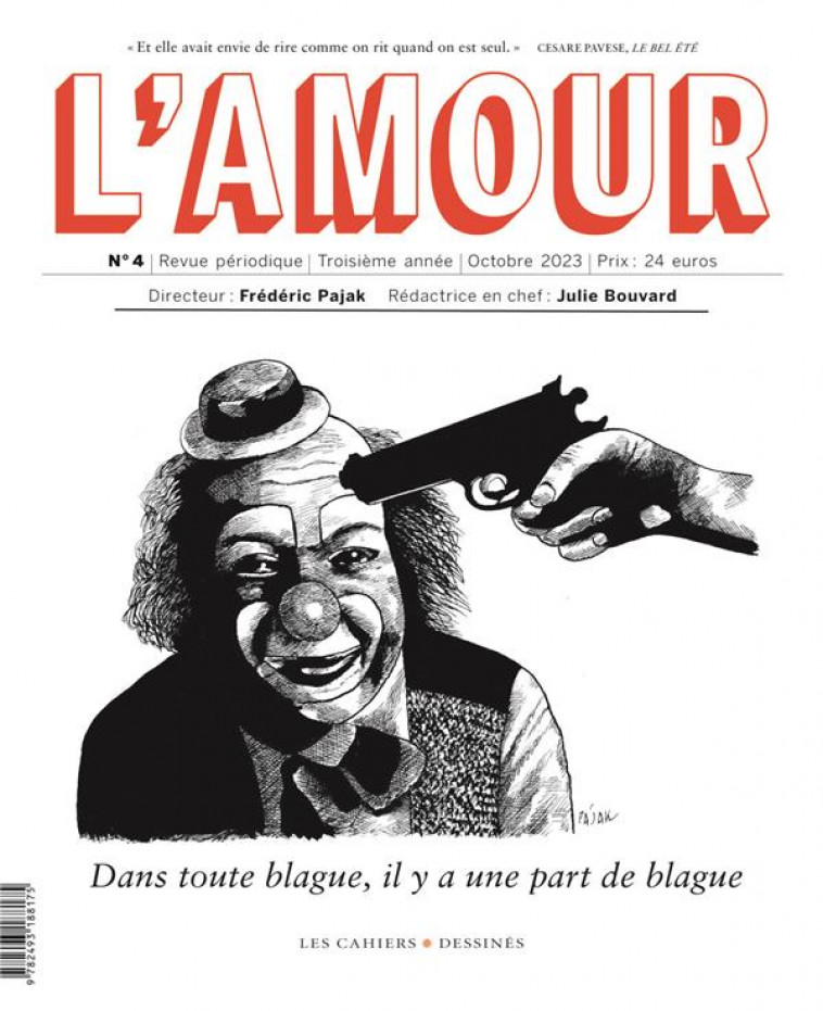 L-AMOUR N4 - DANS TOUTE BLAGUE, IL Y A UNE PART DE BLAGUE - COLLECTIF - BLACKLEPHANT