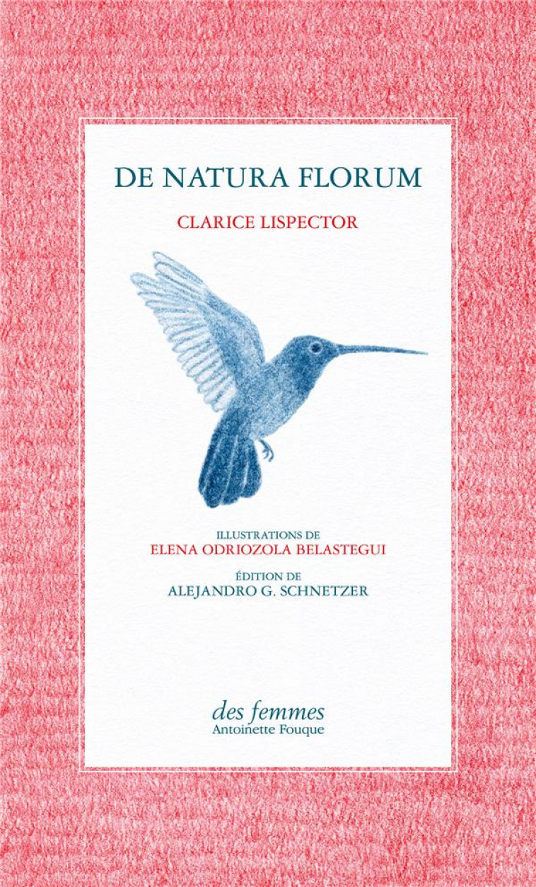 DE NATURA FLORUM - LISPECTOR - DES FEMMES