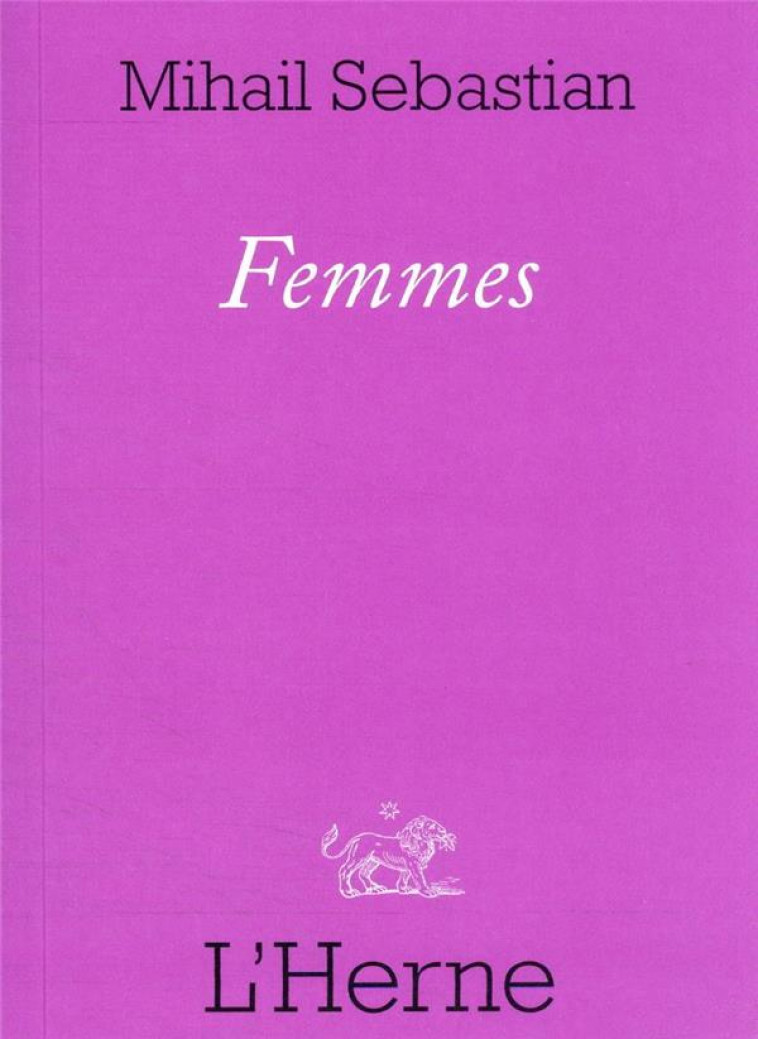 FEMMES - SEBASTIAN, MIHAIL - L'HERNE