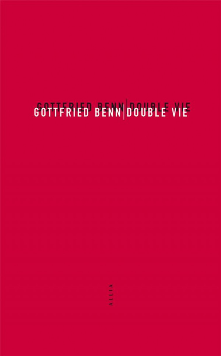 DOUBLE VIE - BENN GOTTFRIED - ALLIA