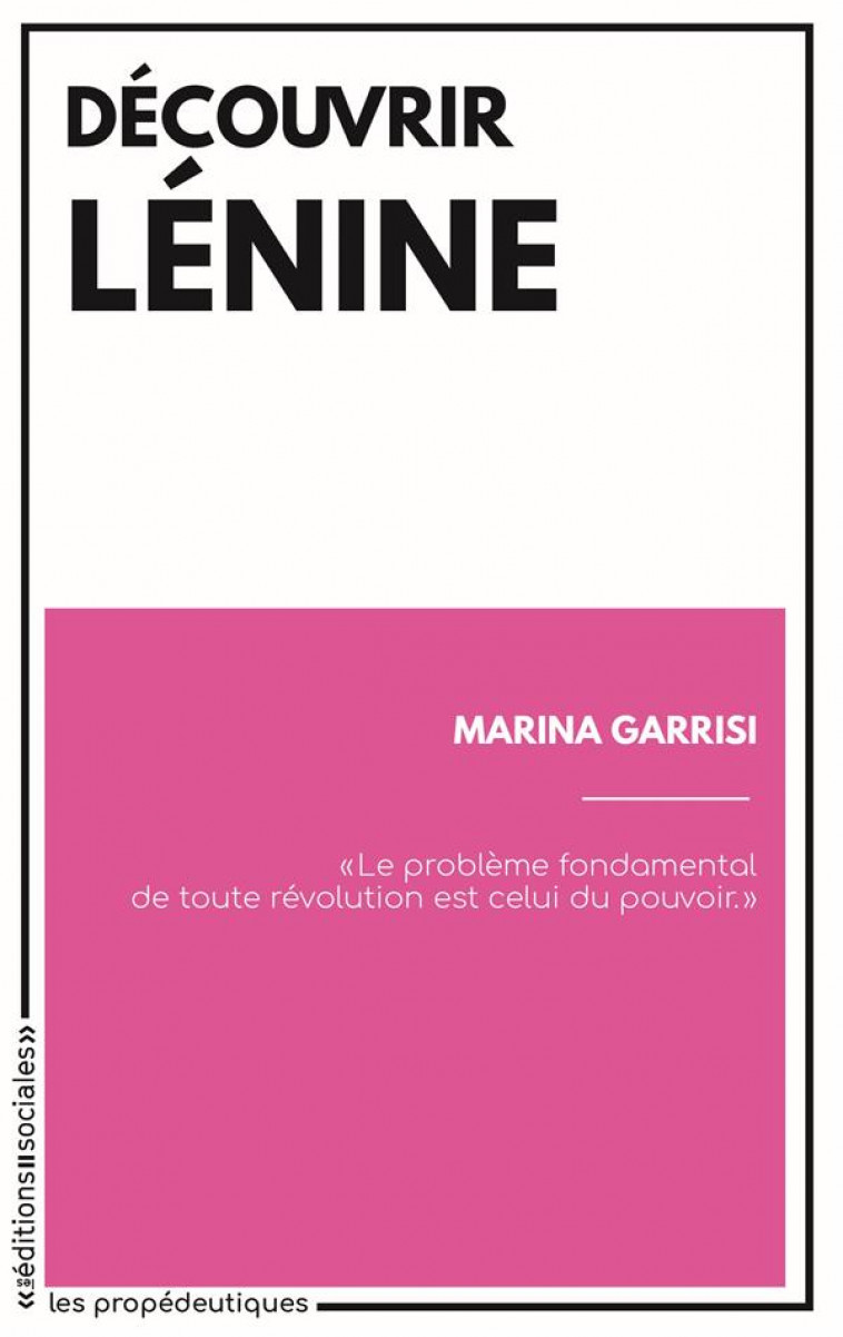 DECOUVRIR LENINE - GARRISI MARINA - SOCIALES